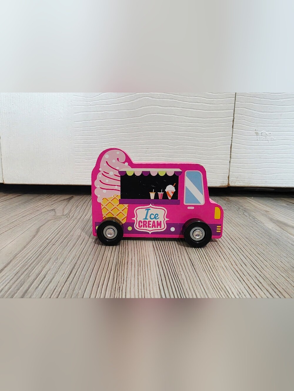 Target Bullseye Playground 2026 Wooden Car Toy - Ice Cream